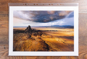 A3 portrait page protector with photograph inserted showing the clarity and quality of the plastic material