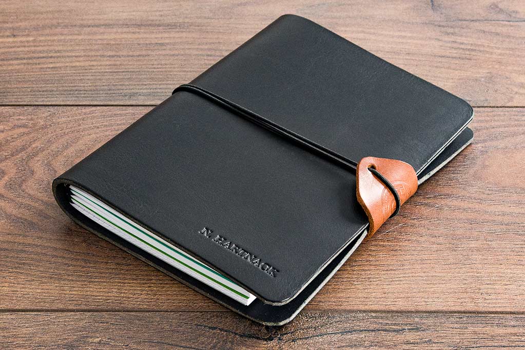 A5 Leather Notebook Holder | Quality Thick Personalised Covers