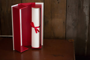 custom graduation gift of certificate diploma storage box handmade by hartnack and co