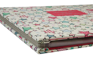 One of the first H&Co binders ever made - Childs scrapbook memory keeper with custom cotton fabric cover.