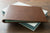 leather wedding album and clamshell keepsake box custom made by H&Co