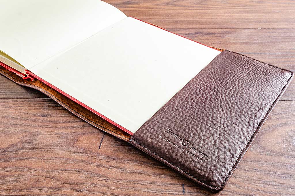 Leather Book Cover Jackets, Hand Stitched