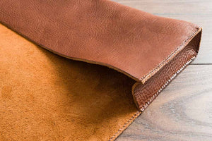 Leather Document Wallet - Generous Gusset Sizes, But Can Be  Made to Any Size