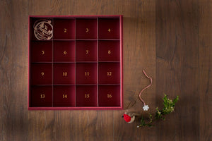 christmas decoration keepsake memory box with sixteen compartments for decorations